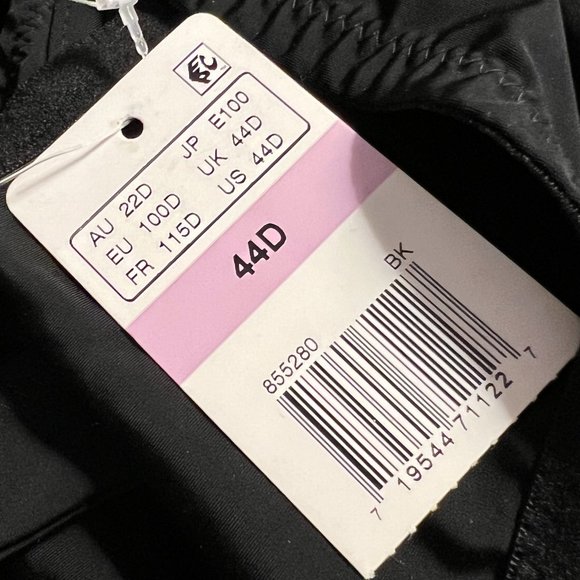 NWT Wacoal Women's First Instinct Full Figure Smooth Underwire Bra 44D Blk - Picture 5 of 6